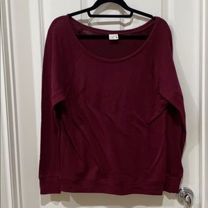 Cult Tilt Burgundy Sweatshirt